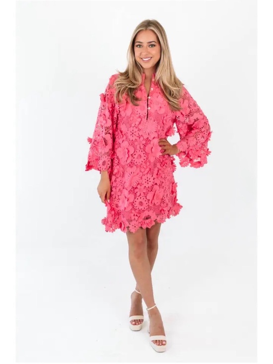 j. marie Dresses & Skirts - J. Marie Seraphina Dress in Hot Pink Size XS